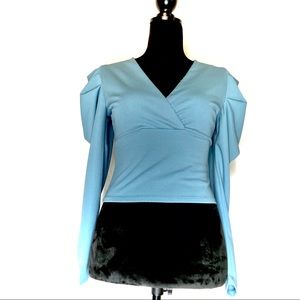 OFTN Top Available is Light blue & Black